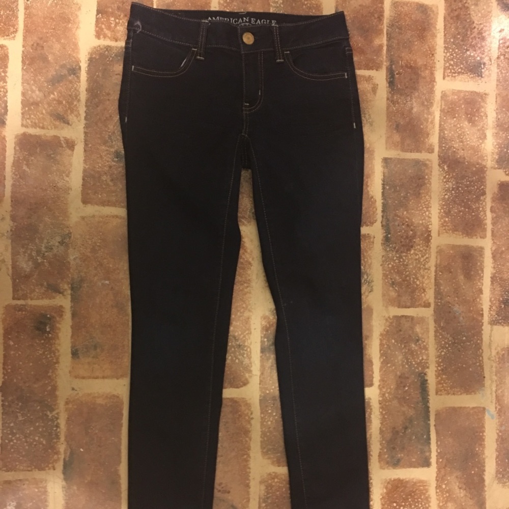 Dark skinny jeans!
